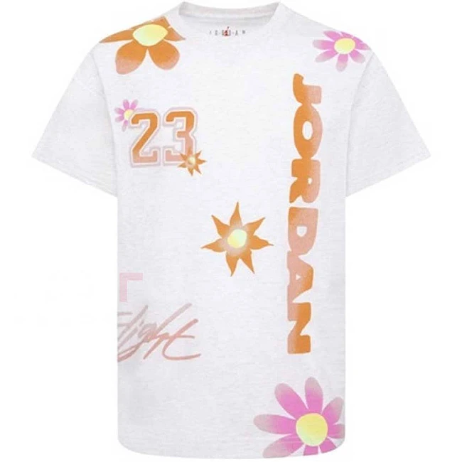 ДЕТСКА ТЕНИСКА ЗА МОМИЧЕ NIKE G DELORIS JORDAN SS TEE БЕЖОВА