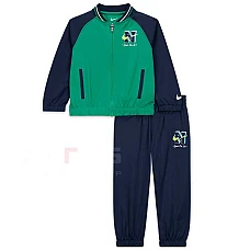БЕБЕШКИ СПОРТЕН ЕКИП ЗА МОМЧЕ NIKE NSW NEXT GEN TRICOT SET ТЪМНОСИН/ЗЕЛЕН