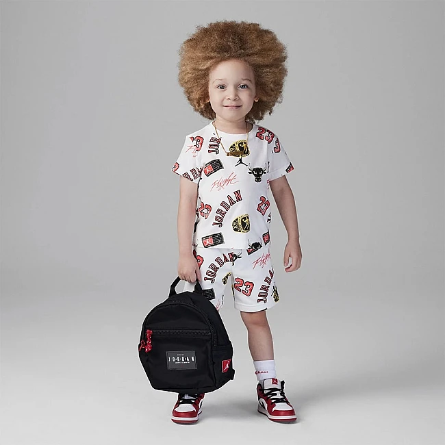 БЕБЕШКИ СПОРТЕН ЕКИП ЗА МОМЧЕ NIKE B JORDAN 23 RING AOP SET БЕЖОВ