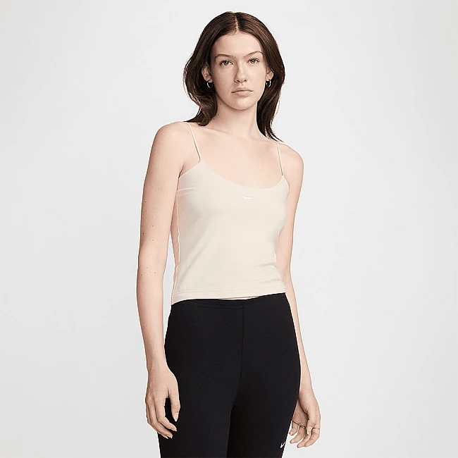 ДАМСКИ ПОТНИК NIKE NSW CHLL KNT CAMI БЕЖОВ