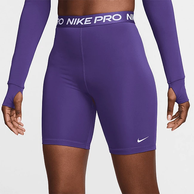 ДАМСКИ КЪС КЛИН NIKE PRO 365 SHORT 7IN HI RISE ЛИЛАВ