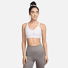 ДАМСКИ СПОРТЕН СУТИЕН NIKE DF INDY MED SPT BRA БЯЛ