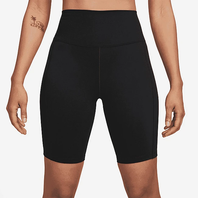 ДАМСКИ КЛИН NIKE DF ONE HR 8IN LPP SHORT ЧЕРЕН