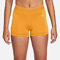 ДАМСКИ КЪСИ ПАНТАЛОНИ NIKE PRO DF MR 3IN MESH SHORT ЖЪЛТИ