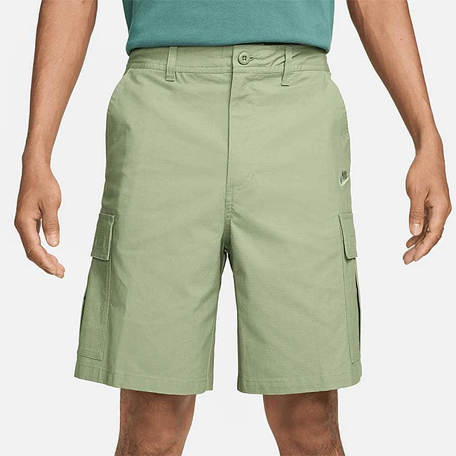 МЪЖКИ КЪСИ ПАНТАЛОНИ NIKE CLUB WVN CARGO SHORT ЗЕЛЕНИ