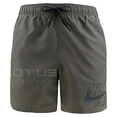 МЪЖКИ ПЛУВНИ ШОРТИ NIKE NESSA566-240 LOGO 5IN VOLLEY SHORT КАФЯВИ
