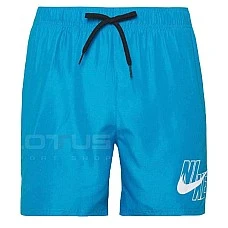 МЪЖКИ ПЛУВНИ ШОРТИ NIKE NESSA566-406 LOGO 5IN VOLLEY SHORT СИНИ