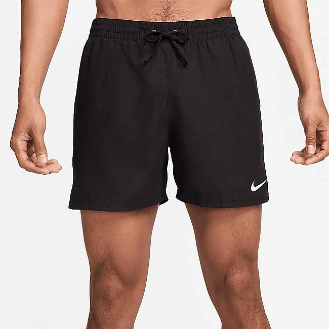 МЪЖКИ ПЛУВНИ ШОРТИ NIKE NESSE559-001 LOGO TAPE 5IN VOLLEY SHORT ЧЕРНИ