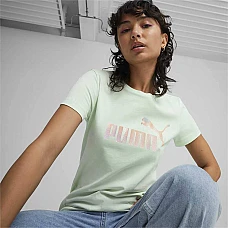 ДАМСКА ТЕНИСКА PUMA 67992188 ESS+ SUMMER DAZE TEE МЕНТОВА
