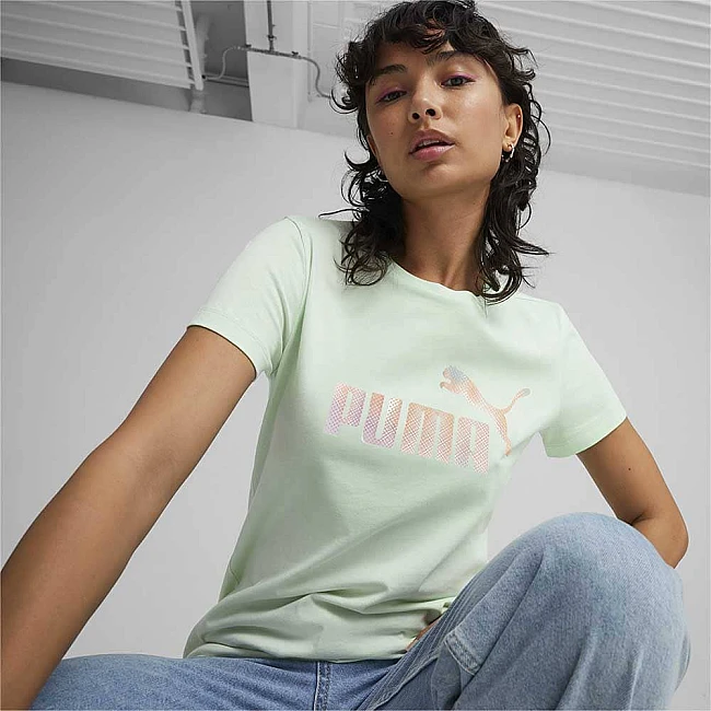 ДАМСКА ТЕНИСКА PUMA 67992188 ESS+ SUMMER DAZE TEE МЕНТОВА