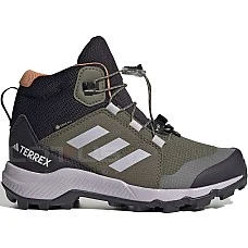 ДЕТСКИ ЗИМНИ ОБУВКИ ЗА МОМЧЕ ADIDAS ID0928 TERREX MID GTX K ЗЕЛЕНИ