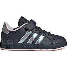 ДЕТСКИ МАРАТОНКИ ЗА МОМИЧЕ ADIDAS IE3850 GRAND COURT 2.0 EL ТЪМНОСИНИ/РОЗОВИ