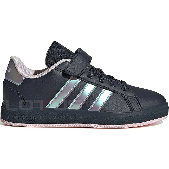 ДЕТСКИ МАРАТОНКИ ЗА МОМИЧЕ ADIDAS IE3850 GRAND COURT 2.0 EL ТЪМНОСИНИ/РОЗОВИ