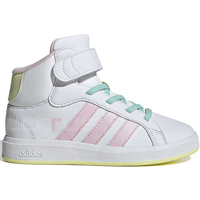 ДЕТСКИ ОБУВКИ ЗА МОМИЧЕ ADIDAS IE8705 GRAND COURT MID K БЕЛИ