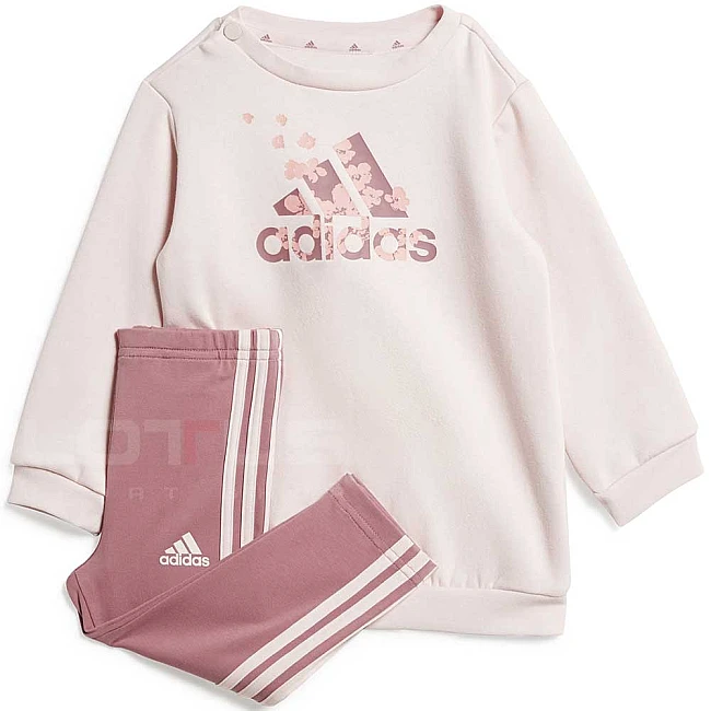 БЕБЕШКИ СПОРТЕН ЕКИП ЗА МОМИЧЕ ADIDAS IV7387 IG FLWR LEG SET РОЗОВ