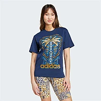 ДАМСКА ТЕНИСКА ADIDAS IV9758 FARM GFX TEE ТЪМНОСИНЯ