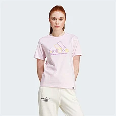 ДАМСКА ТЕНИСКА ADIDAS IY3413 W XPRESS LOGO TEE РОЗОВ