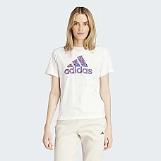 ДАМСКА ТЕНИСКА ADIDAS IY3435 W ANIMAL TEE БЯЛА