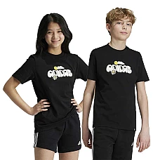 ДЕТСКА ТЕНИСКА ЗА МОМЧЕ ADIDAS IZ0418 DOODLE PACK ЧЕРНА