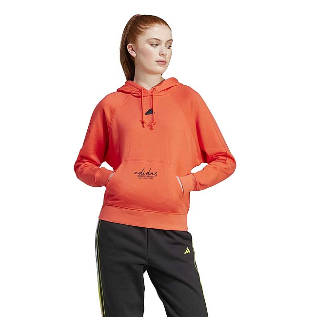 ДАМСКИ СУИТШЪРТ ADIDAS JI6520 W BLUV Q3 FT HD ЧЕРВЕН