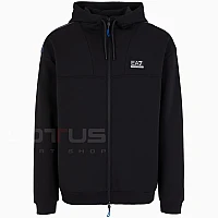 МЪЖКО ГОРНИЩЕ EA7 EMPORIO ARMANI 6DPM24-1771 NATURAL VENTUS7 M HOODIE FZ ЧЕРНО