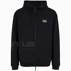 МЪЖКО ГОРНИЩЕ EA7 EMPORIO ARMANI 6DPM24-1771 NATURAL VENTUS7 M HOODIE FZ ЧЕРНО