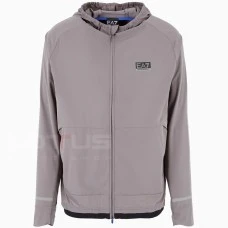 МЪЖКО ГОРНИЩЕ EA7 EMPORIO ARMANI 6DPM57-1992 VENTUS7 M HOODIE FZ PL ST СИВО