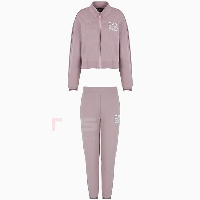 ДАМСКИ СПОРТЕН ЕКИП EA7 EMPORIO ARMANI 6DTV55-1341 TRAIN VISIBILITY W T-SUIT FZ CH РОЗОВ