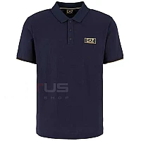МЪЖКА ТЕНИСКА EA7 EMPORIO ARMANI 7M000022-UB102 TRAIN GOLD LABEL M POLO PIMA PQ ТЪМНОСИНЯ
