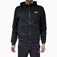 МЪЖКО ГОРНИЩЕ EA7 EMPORIO ARMANI 8NPM33-1200 TRAIN CORE ID M HOODIE FZ COFT ЧЕРНО