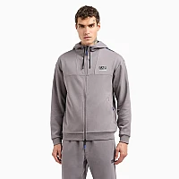 МЪЖКО ГОРНИЩЕ EA7 EMPORIO ARMANI 6DPM24-1992 NATURAL VENTUS7 M HOODIE FZ СИВО
