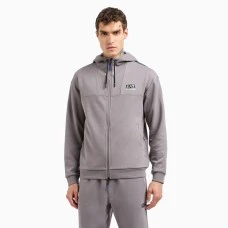 МЪЖКО ГОРНИЩЕ EA7 EMPORIO ARMANI 6DPM24-1992 NATURAL VENTUS7 M HOODIE FZ СИВО