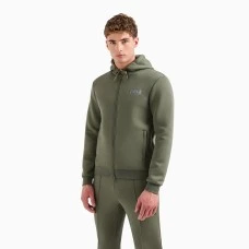 МЪЖКО ГОРНИЩЕ EA7 EMPORIO ARMANI 6DPM26-1846 TENNIS CLUB M HOODIE FZ CO PL ТЪМНОЗЕЛЕНО