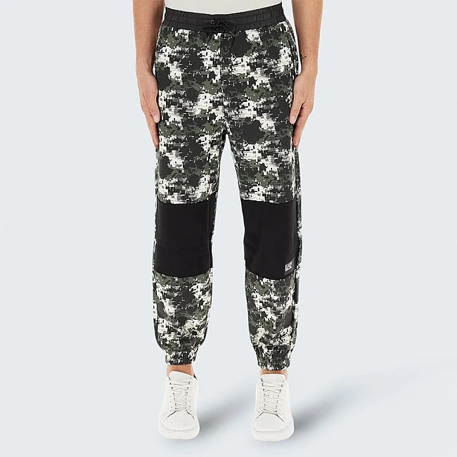 МЪЖКО ДОЛНИЩЕ EA7 EMPORIO ARMANI 6DPP55-2202 TRAIN VISIBILITY M PANTS CH GRAPHIC COFT ЧЕРНО