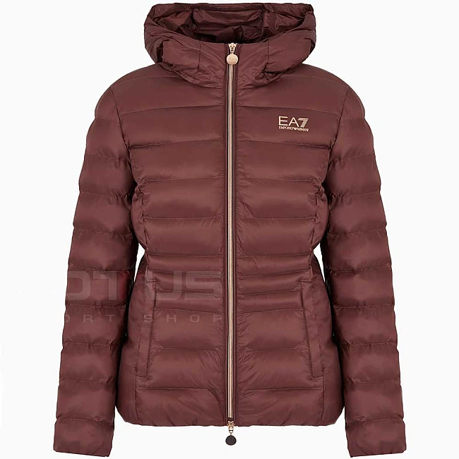 ДАМСКО ЯКЕ EA7 EMPORIO ARMANI 6DTB04-1755 TRAIN CORE LADY W PLUS ECO DOWN JACKET OH MEDIUM PADDED КАФЯВО
