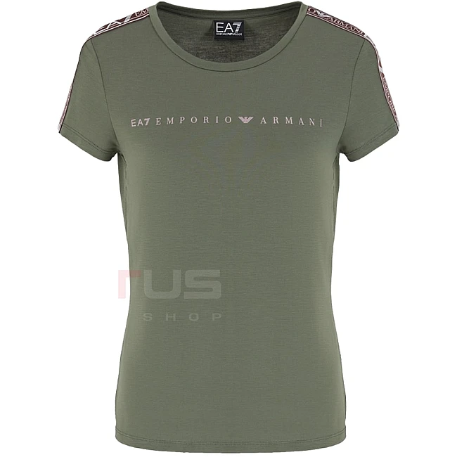 ДАМСКА ТЕНИСКА EA7 EMPORIO ARMANI 6DTT03-1898 NATURAL VENTUS7 W TEE ЗЕЛЕНА
