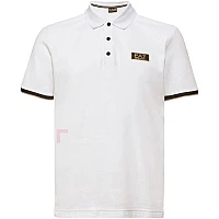 МЪЖКА ТЕНИСКА EA7 EMPORIO ARMANI 7M000022-U0002 TRAIN GOLD LABEL M POLO PIMA PQ БЯЛА