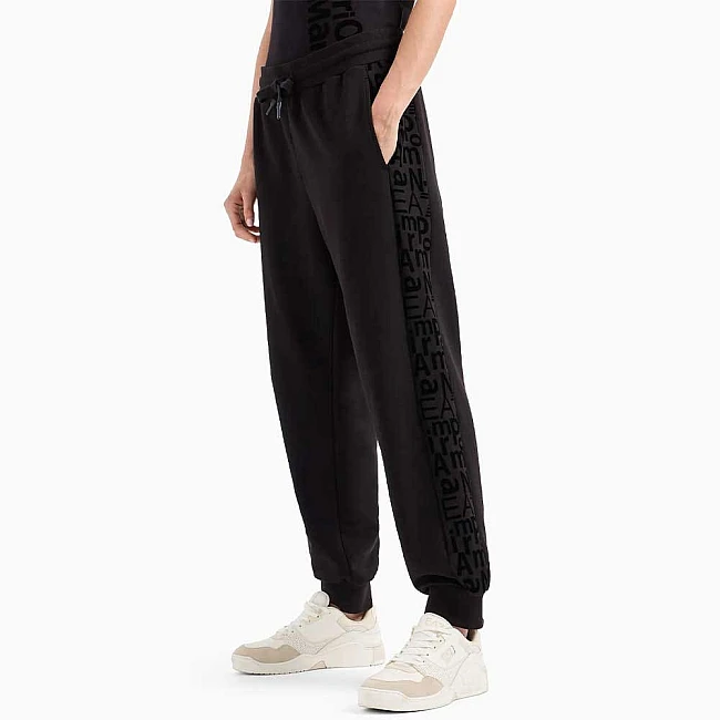 ДАМСКО ДОЛНИЩЕ EA7 EMPORIO ARMANI 7W000008-UC001 TRAIN GRAPHICS SERIES W PANTS CH ЧЕРНО