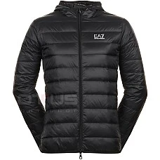 МЪЖКО ЯКЕ EA7 EMPORIO ARMANI 8NPB24-1200 TRAIN CORE ID M DOWN LIGHT HOODED JACKET ЧЕРНО