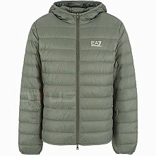 МЪЖКО ЯКЕ EA7 EMPORIO ARMANI 8NPB24-1846 TRAIN CORE ID M DOWN LIGHT HOODED JACKET ЗЕЛЕНО