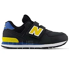 ДЕТСКИ МАРАТОНКИ ЗА МОМЧЕ NEW BALANCE PV574KIB ЧЕРНИ