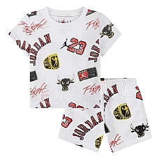 БЕБЕШКИ СПОРТЕН ЕКИП ЗА МОМЧЕ NIKE B JORDAN 23 RING AOP SET БЯЛ