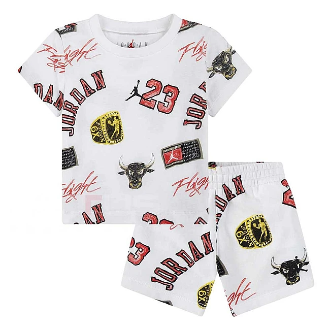 БЕБЕШКИ СПОРТЕН ЕКИП ЗА МОМЧЕ NIKE B JORDAN 23 RING AOP SET БЯЛ