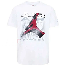 ДЕТСКА ТЕНИСКА ЗА МОМЧЕ NIKE B JORDAN AIR 2 3D SS TEE БЯЛА