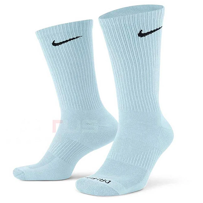 ЧОРАПИ NIKE SX6888-995 EVERYDAY PLUS CUSH CREW 3PR - 132 СИНИ/КАФЯВО-ЧЕРВЕНИ