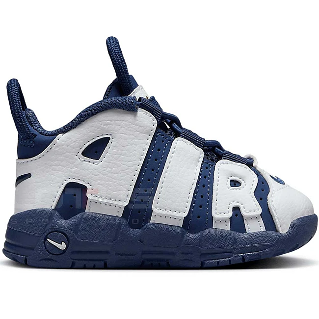 ДЕТСКИ ОБУВКИ ЗА МОМЧЕ NIKE FV5368-100 AIR MORE UPTEMPO KI BT БЕЛИ/ТЪМНОСИНИ