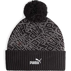 ЗИМНА ШАПКА PUMA 02546901 POM BEANIE ЧЕРНА