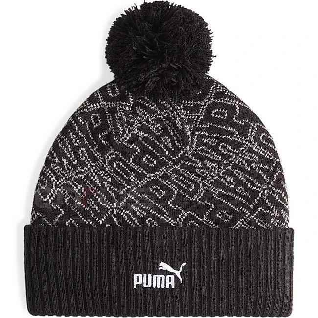 ЗИМНА ШАПКА PUMA 02546901 POM BEANIE ЧЕРНА