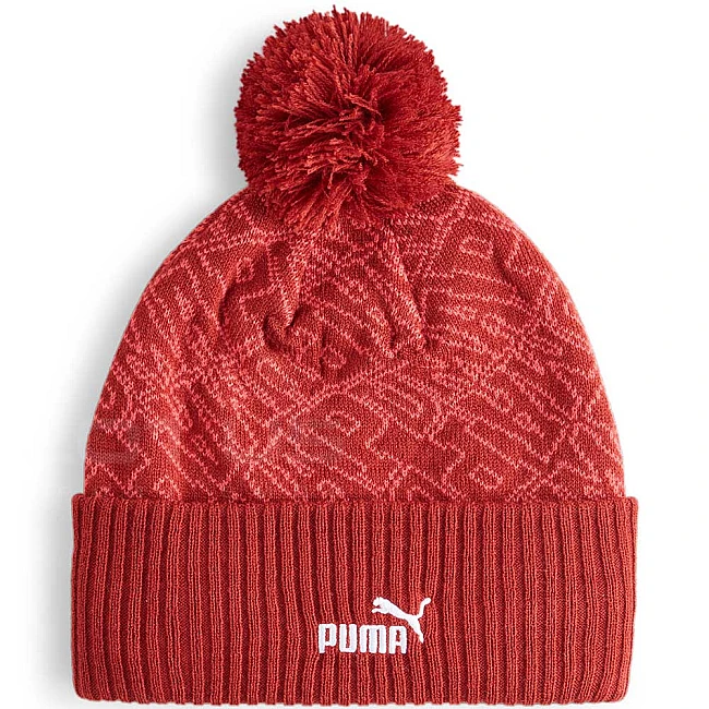 ЗИМНА ШАПКА PUMA 02546902 POM BEANIE ЧЕРВЕНА