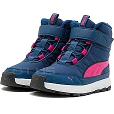 ДЕТСКИ БОТУШИ ЗА МОМИЧЕ PUMA 39264506 EVOLVE BOOT AC+ PS СИНЬО-ЛИЛАВИ